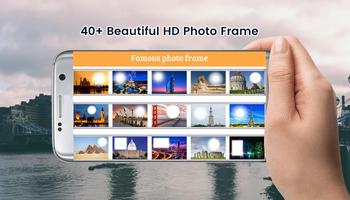 World Famous Place photo frame photo editor plakat