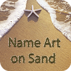 ikon Name Art on Sand