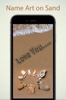 Name Art on Sand captura de pantalla 1