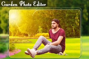 Garden Photo Editor Frame الملصق