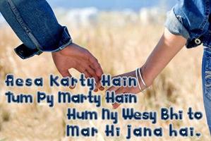 Hindi Sad Shayari poster