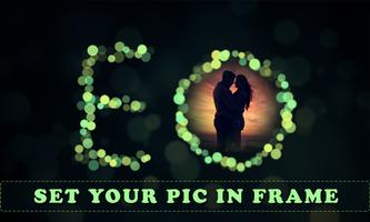 Bokeh Text Photo Frames screenshot 1