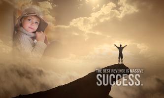 Success Quotes Photo Frames Affiche