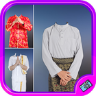 Men Traditional Suit Photo Editor-icoon