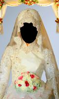 Muslim Hijab Wedding Gown Photo Montage poster
