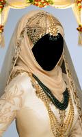 Muslim Hijab Wedding Gown Photo Montage ảnh chụp màn hình 1
