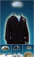 Navy Costume Photo Suit Editor capture d'écran 3