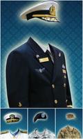 Navy Costume Photo Suit Editor Affiche