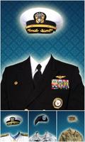 Navy Costume Photo Suit Editor capture d'écran 1