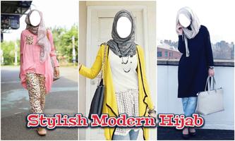 Modern Hijab Look Fashion Photo Editor capture d'écran 1