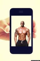 Bodybuilding Photo Montage Affiche