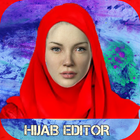 Montagem da foto de Hijab ícone