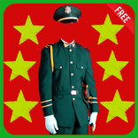 군사 유니폼 합성 사진