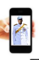 Military Uniform Photomontage poster