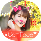 Face Cat Maker: Emoji, Sticker, FaceDance Cat آئیکن
