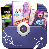Foto Collage Editor mit Emojis & Aufkleber Zeichen