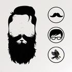 Man Photo Editor : Beard, Mustache, Hair Style أيقونة