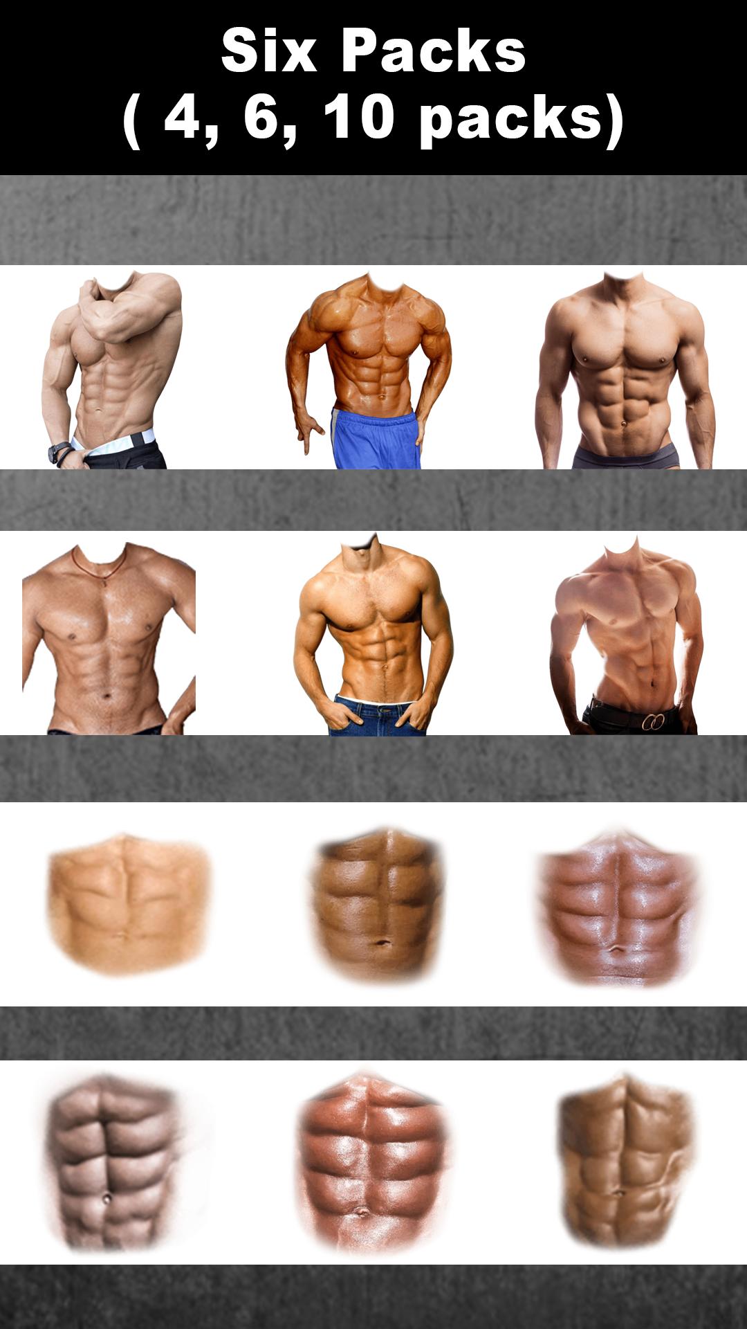 Six Pack Foto Abs Editor Aplicación De Foto For Android - six pack roblox abs