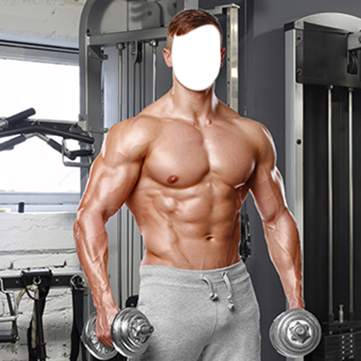 Fitness-Studio Fotomontage