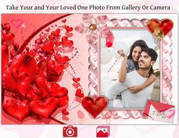 Love photo frame photo editor | photo mixer poster