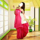vrouwen lange jurk fotomontage-APK