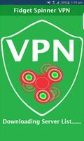 Fidget spinner mistrz proxy VPN plakat