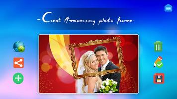 Anniversary Photo Frame पोस्टर