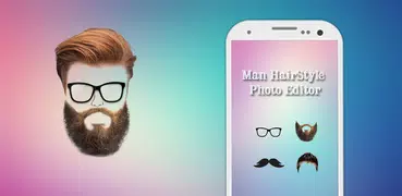 Man Beard photo Editor Mustache :Hairstyle Changer