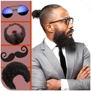black men beard and hair tsyle photo editor APK