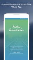 Status Downloader for Whatsapp Poster