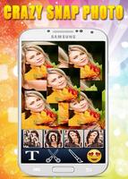 Crazy Snap Magic Photo Editor - Collage Maker capture d'écran 1