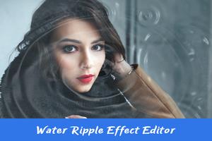 Water Ripple Effect Photo Editor Affiche