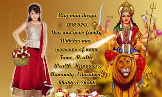 Navratri Photo Frame Poster