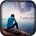 Miss You Photo Frame icône