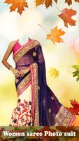 Women Saree Photo Suit постер