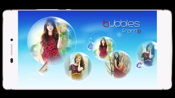 Bubbles Photo Frame poster