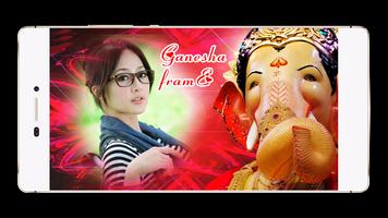 Ganesha Photo Frame Affiche