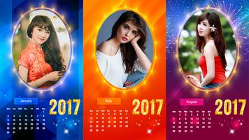 Calendar Photo Frame For 2017 海报