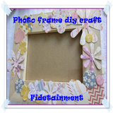 Photo frame diy craft icône