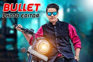 Bullet Bike photo frame poster