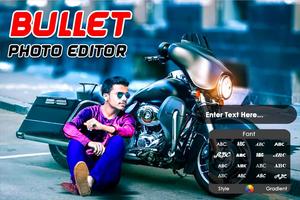 Bullet Bike photo frame captura de pantalla 1