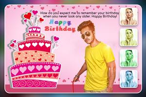 Birthday Photo Frame - Editor, اسکرین شاٹ 1