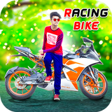 Racing Bike Photo Editor أيقونة