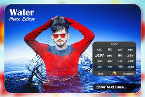 Water Photo Editor Affiche