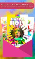 Happy Holi Photo Frames Editor captura de pantalla 3