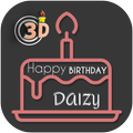 3d Name On Birthday Cake