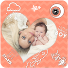 Baby pics & collage icône