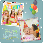Birthday Collage Frames icône