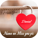Name On miss you Pics aplikacja