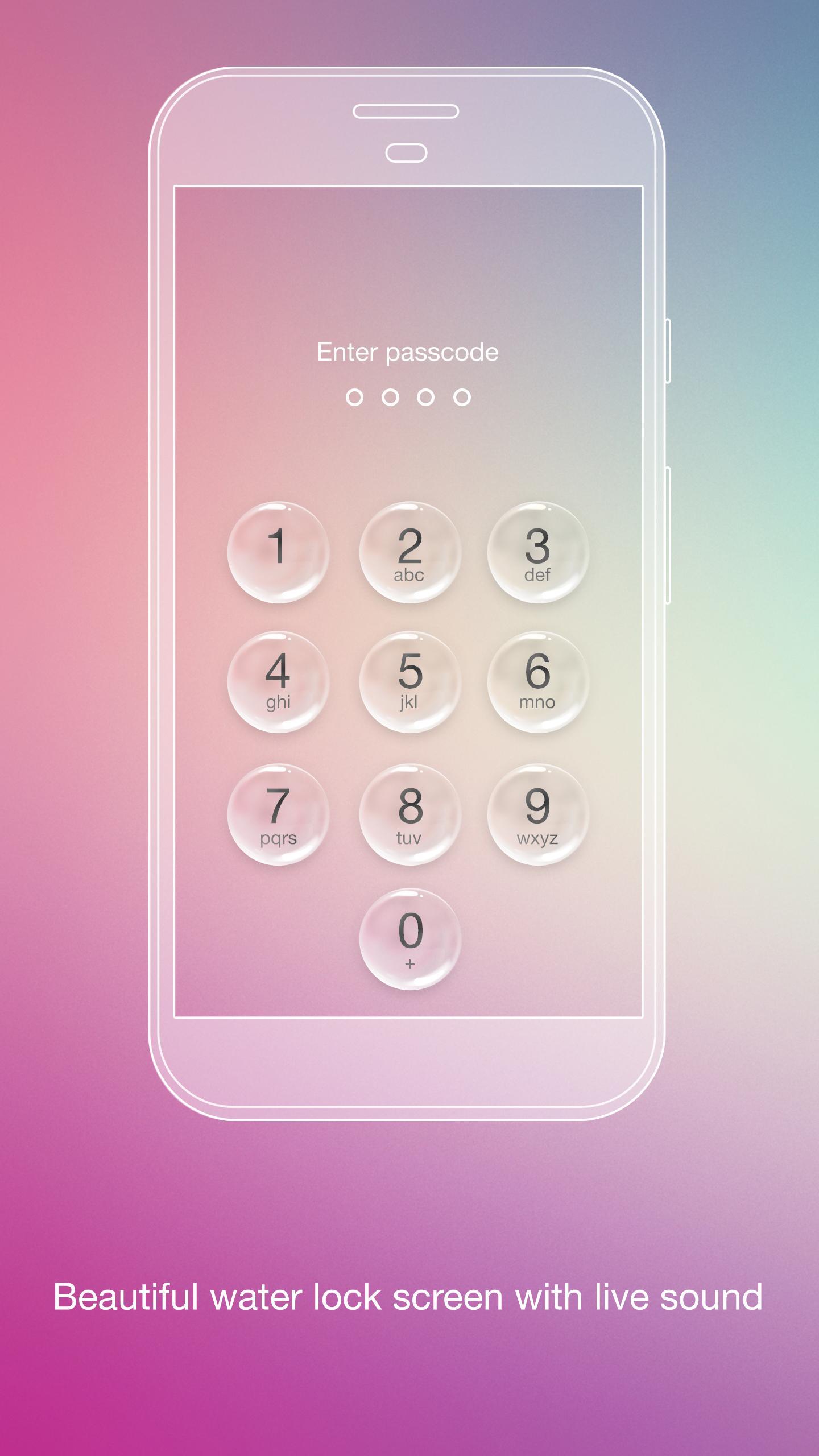 Android 用の ウォーターロックスクリーン壁紙 Apk をダウンロード
